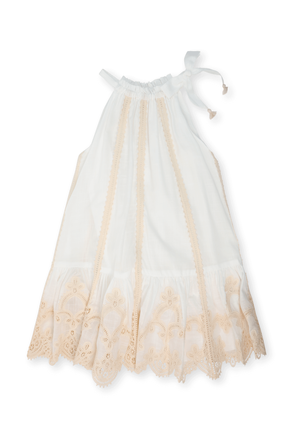 שמלת פפלום מכותנה - גילאי 1-12 ZIMMERMANN KIDS