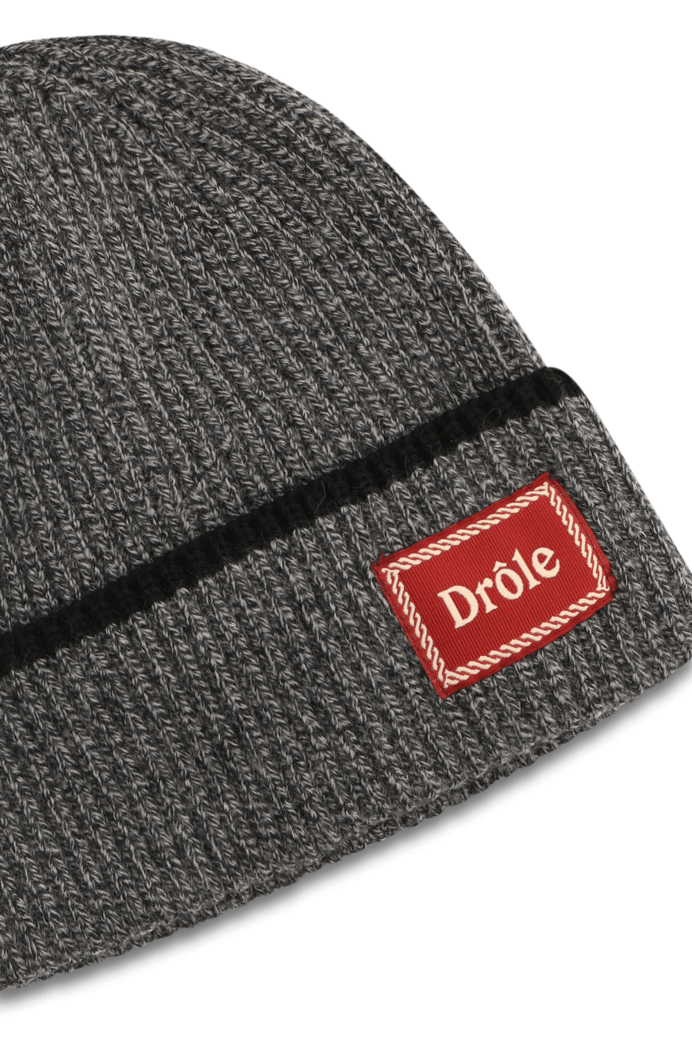 תמונת תקריב של כובע גרב צמר