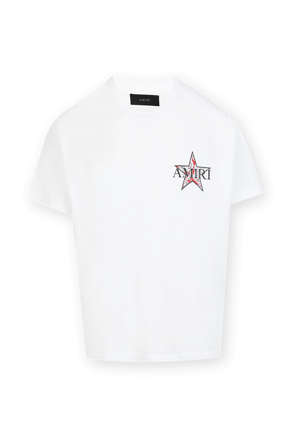 תמונה קידמית של Paisley Star Tee in White