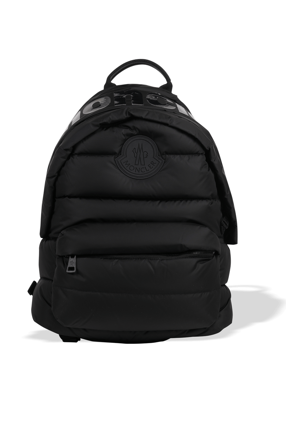 תמונה קידמית של תיק גב מרופד בגוון שחור