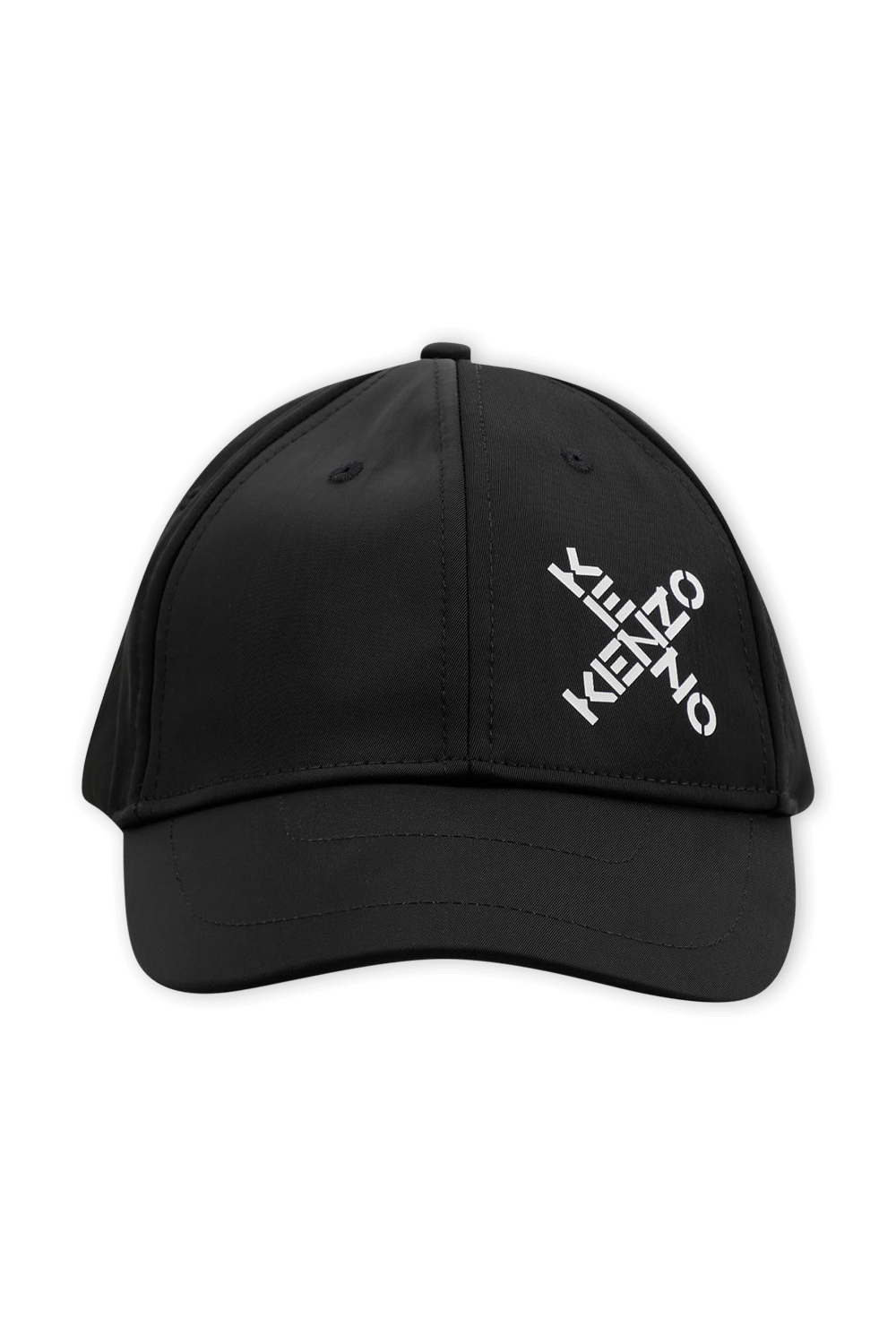 תמונה אחורית של X Logo Baseball Cap in Black