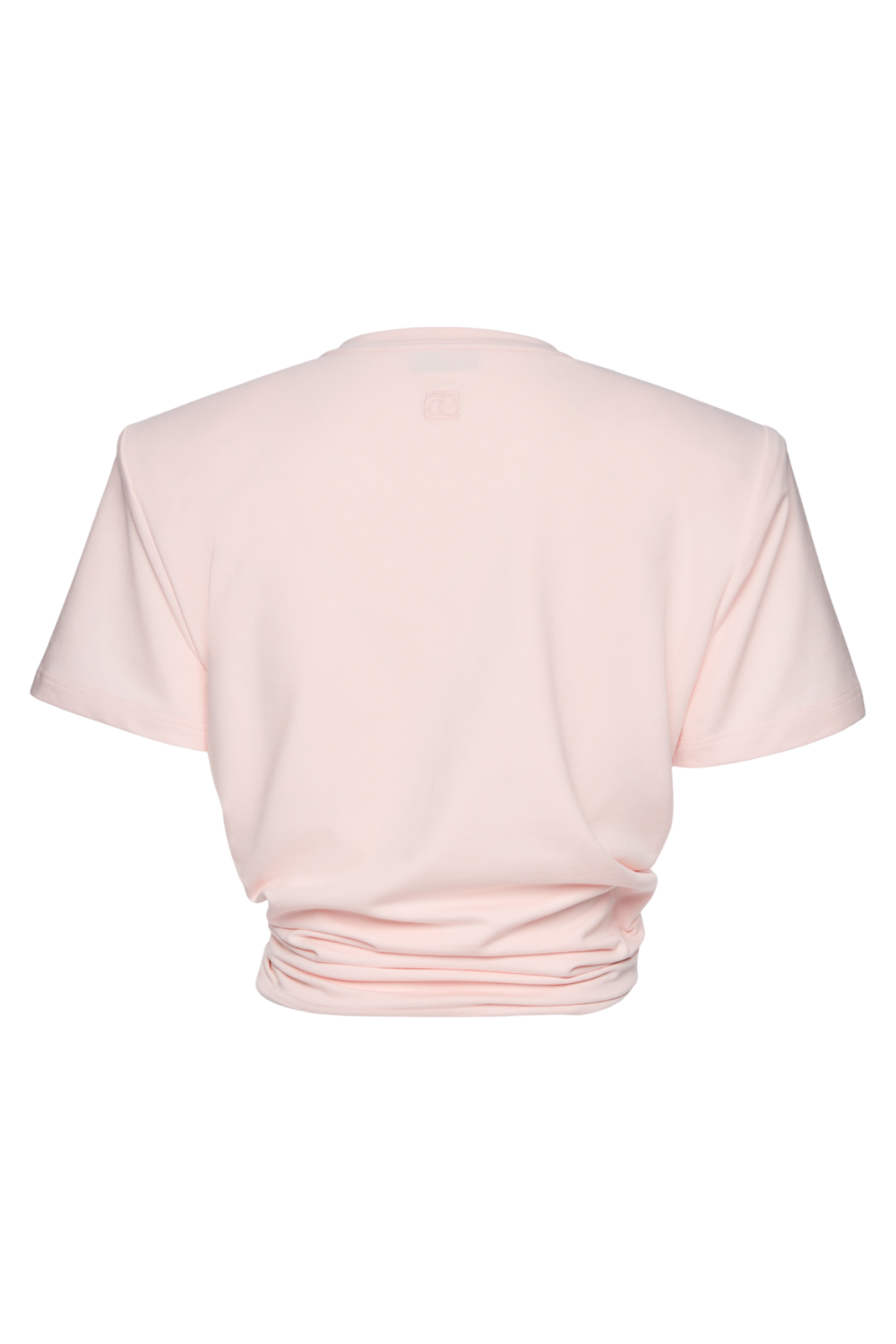 תמונה אחורית של חולצת טי פרח