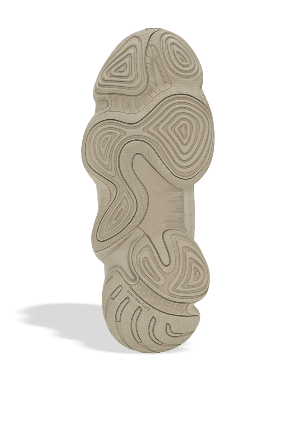 תמונת תקריב של Yeezy 500 Taupe Light