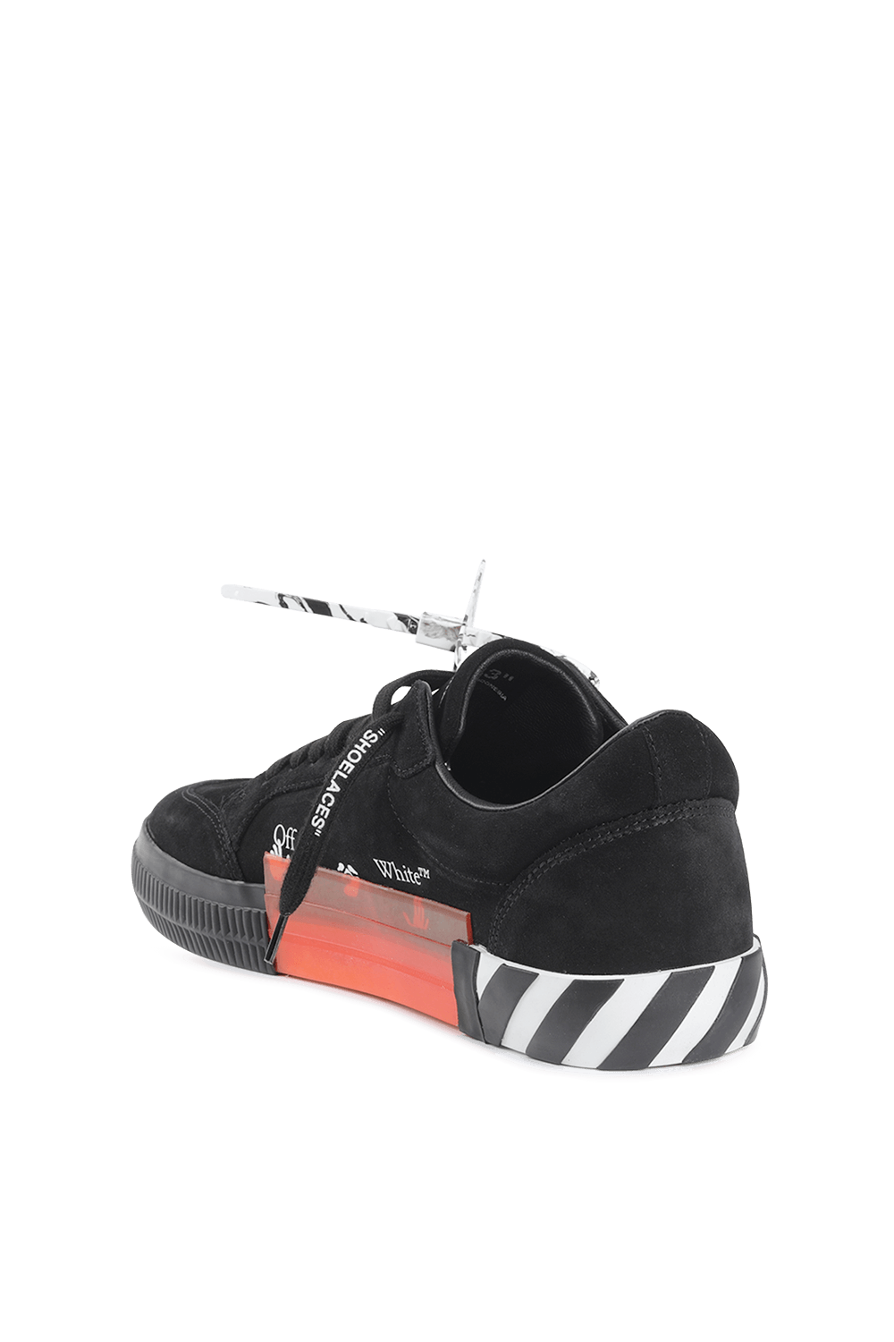 black striped vulcanized sneakers