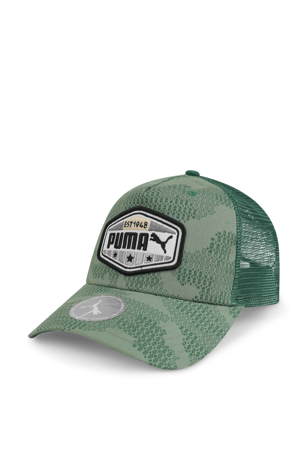 תמונה קידמית של כובע מצחייה עם רשת