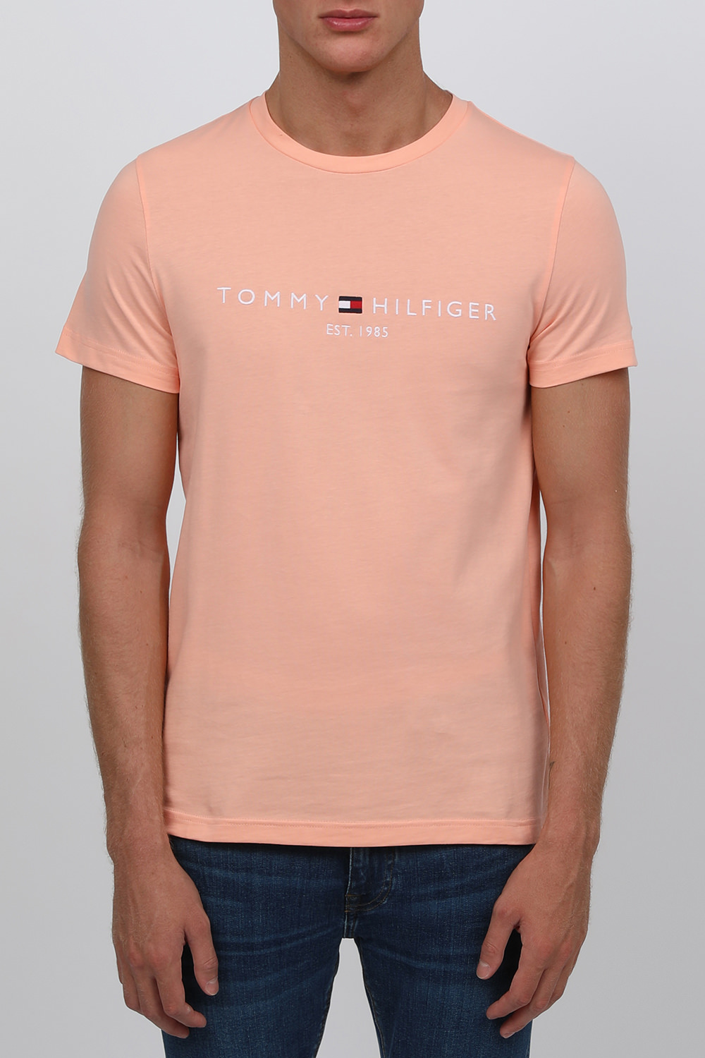 חולצת טי סלים עם לוגו TOMMY HILFIGER