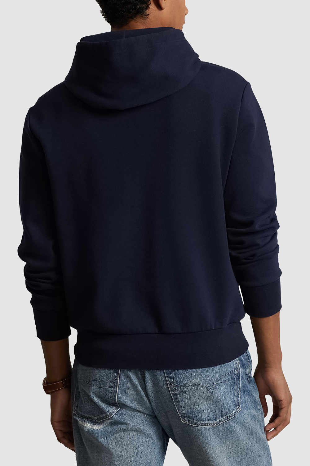 תמונת דוגמן אחורית של סווטשירט קפוצ'ון