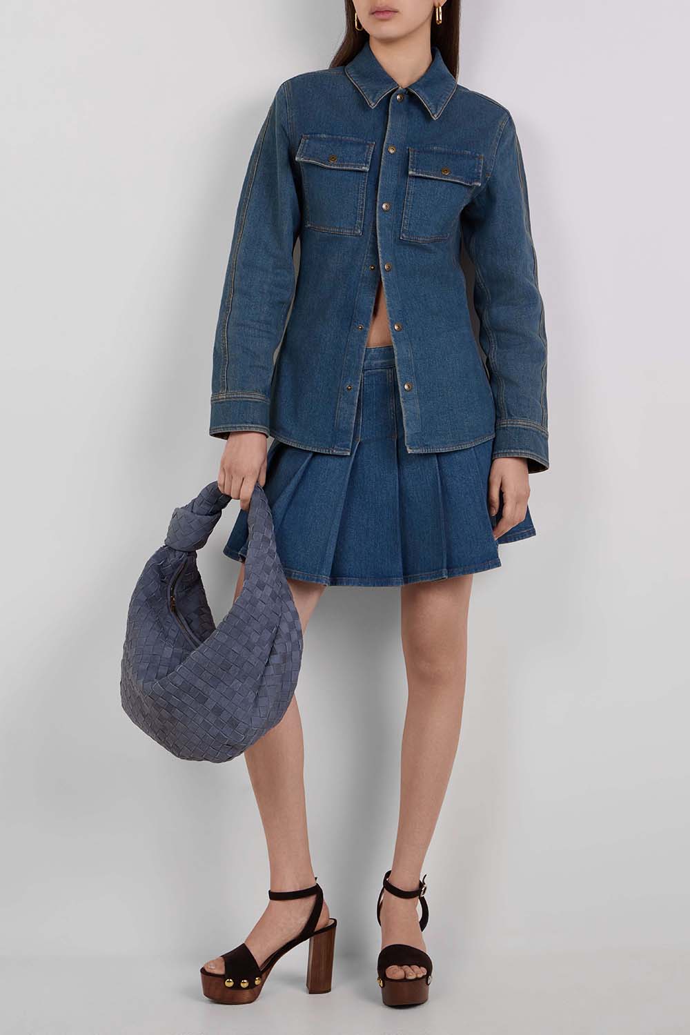 תמונת דוגמן קידמית של תיק כתף ג'ודי לארג'