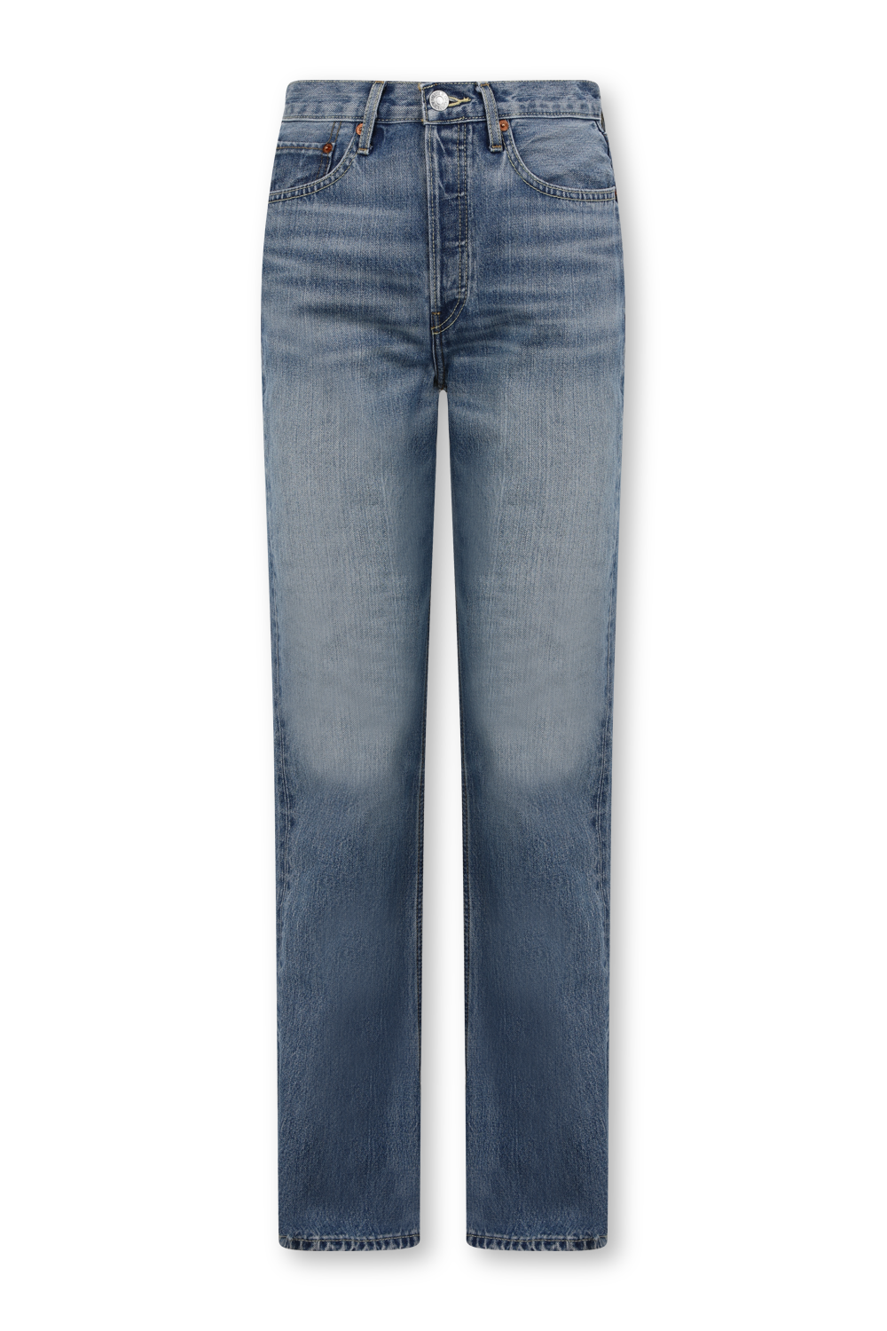 מכנסי ג'ינס שנות ה-70 בגזרה מתרחבת RE/DONE