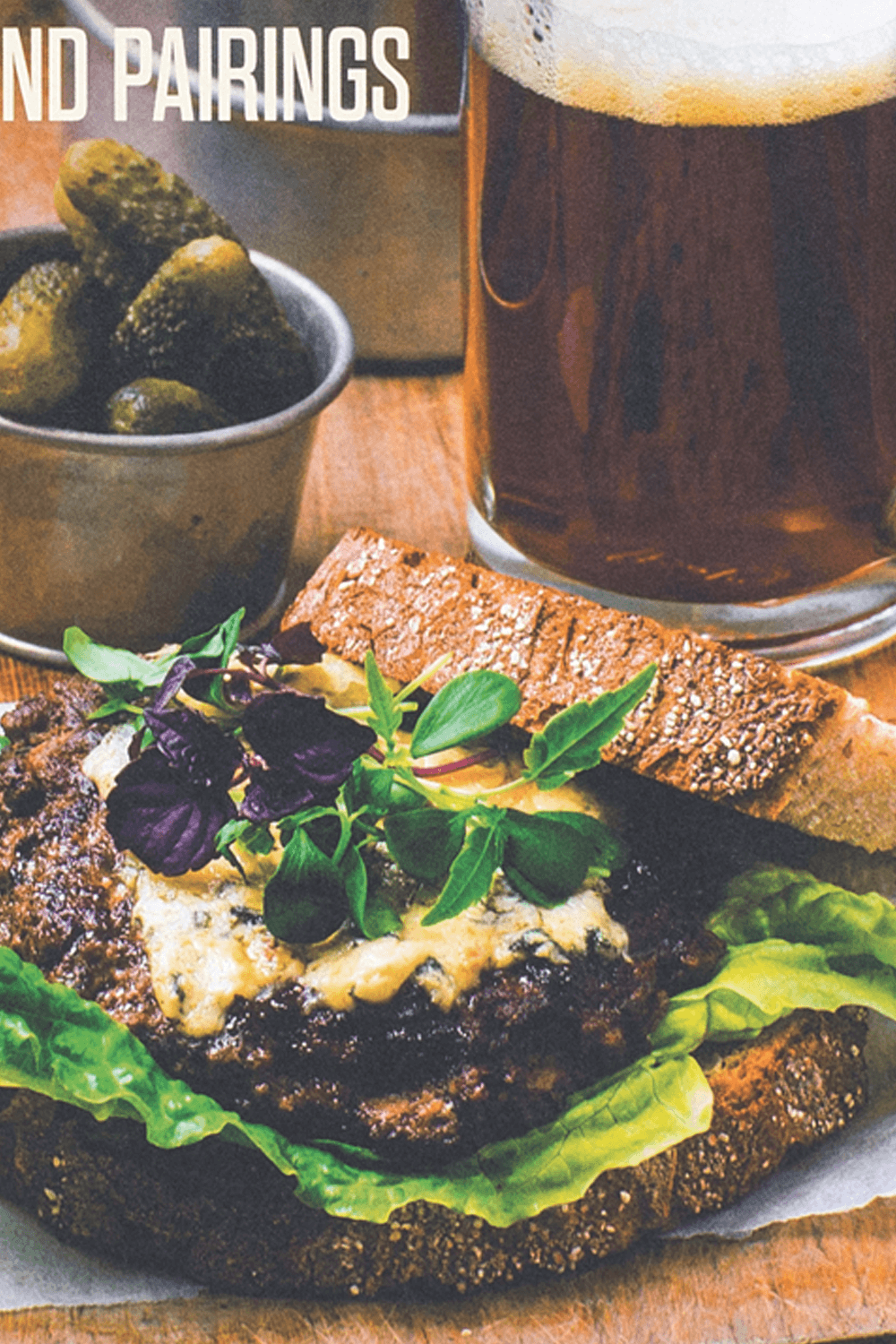 תמונה אחורית של On Beer and Food