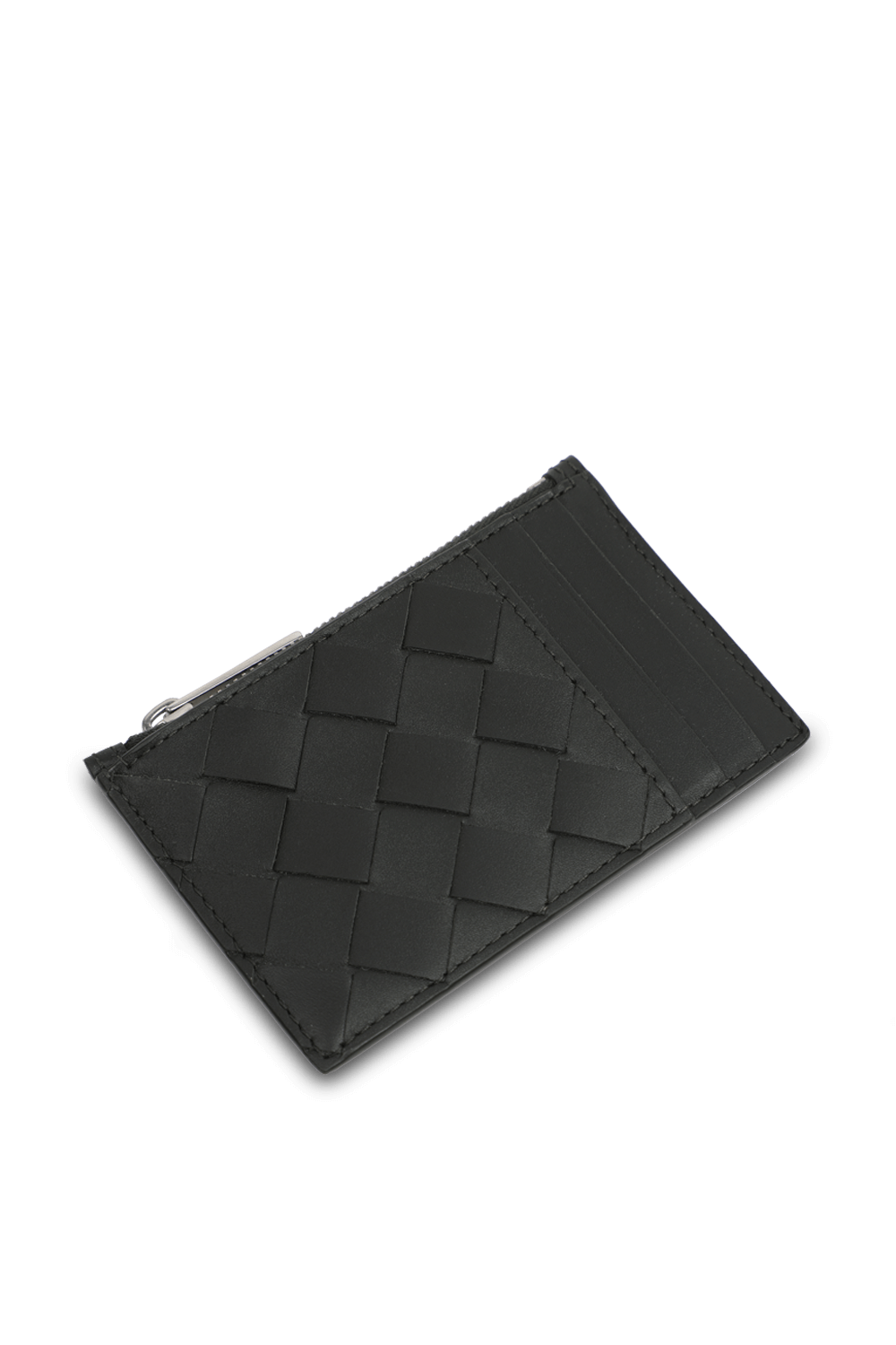 תמונת תקריב של ארנק כרטיסים שתי וערב עם רוכסן