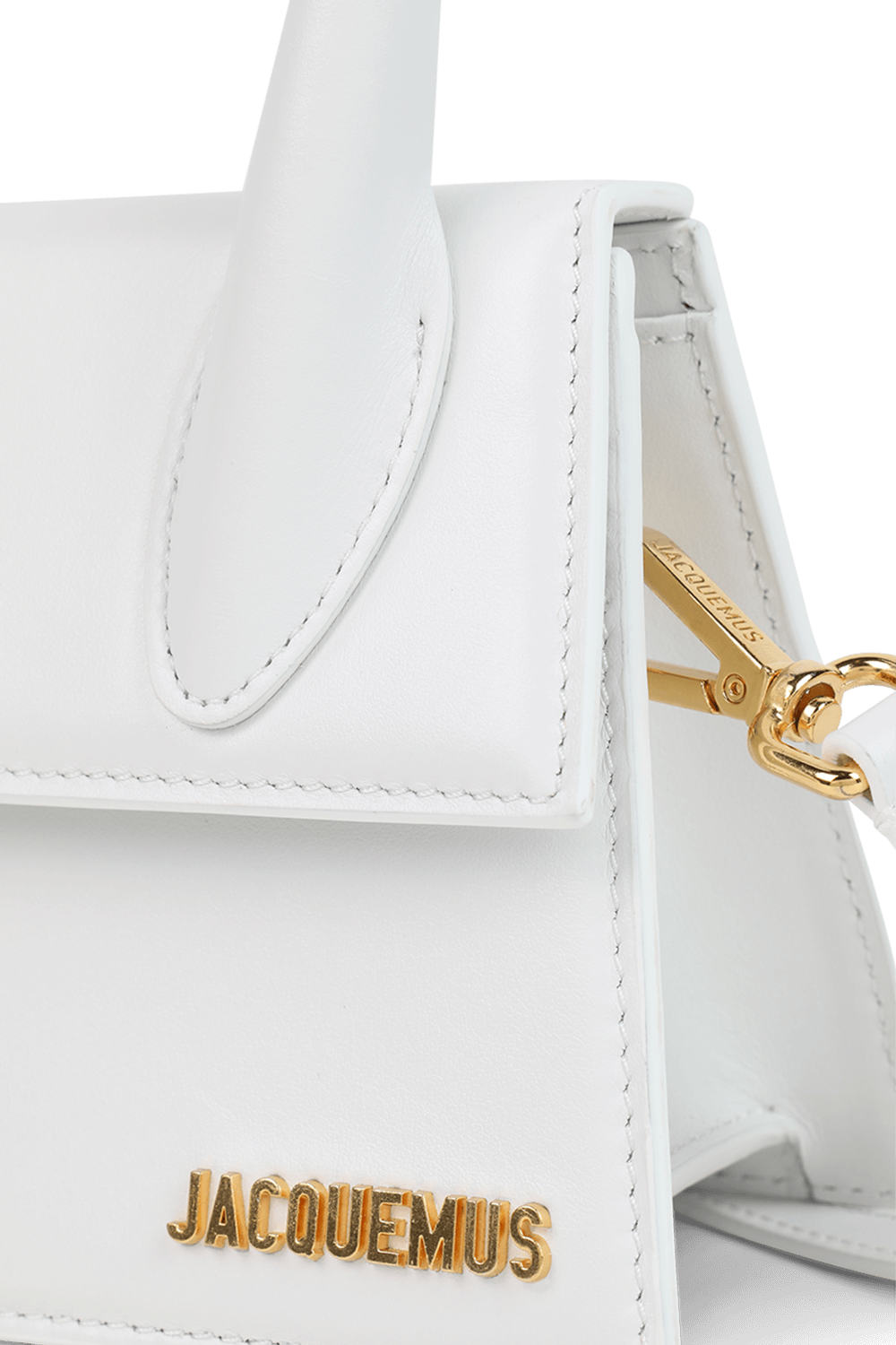 תמונת תקריב של תיק לה גראנד צ'יקיטו בגוון לבן