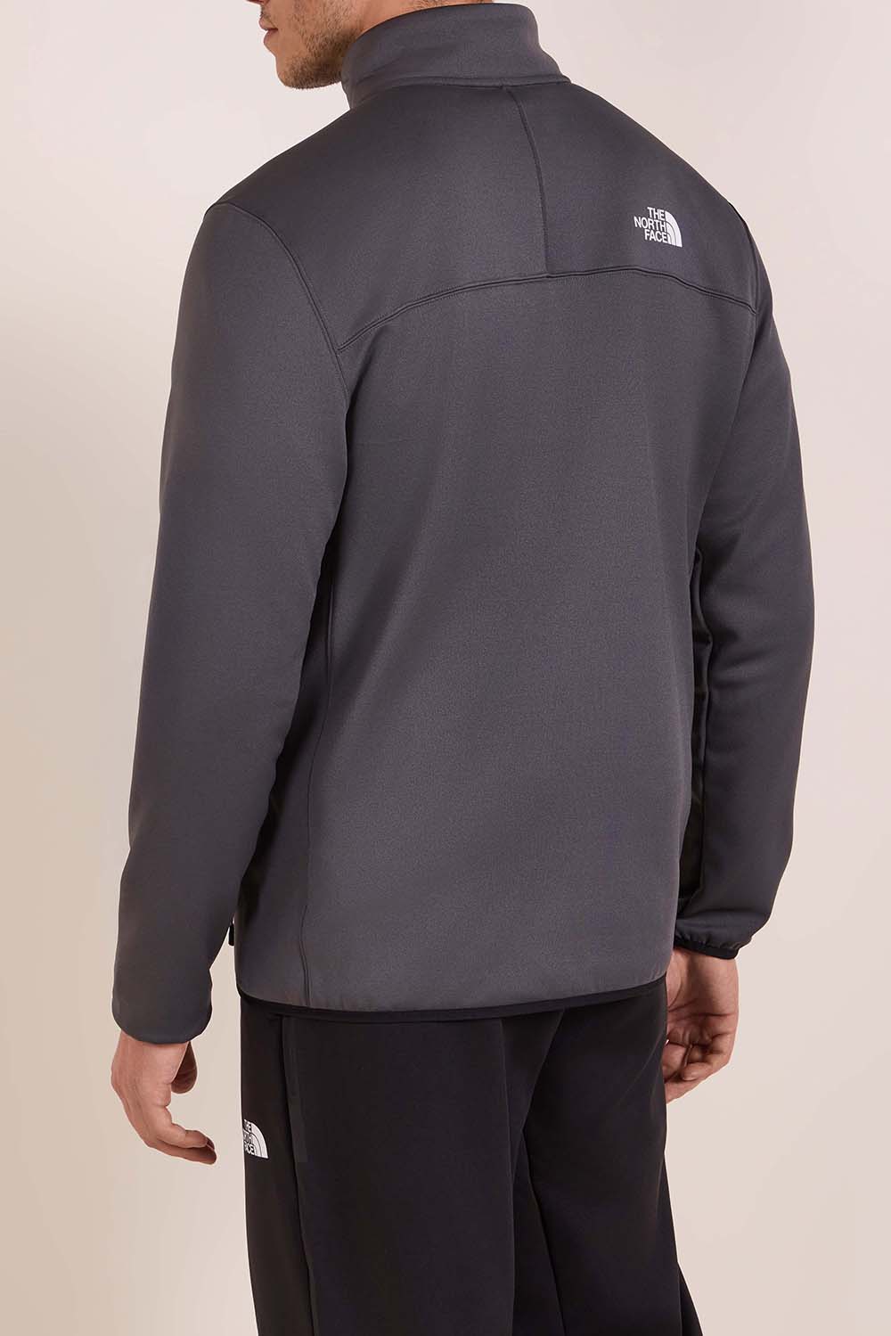 תמונת דוגמן אחורית של ז'קט פליז קל-משקל