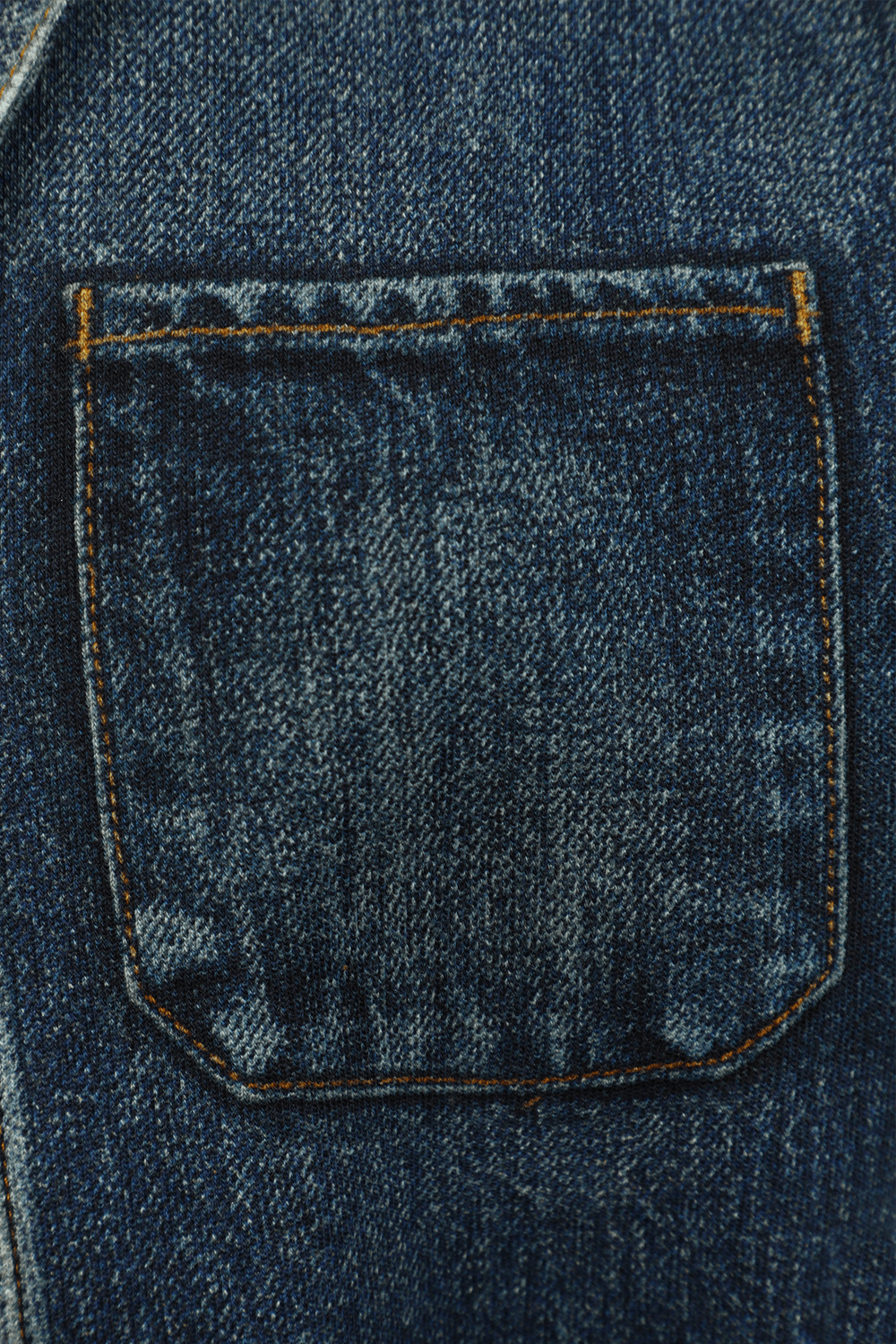 תמונה אחורית של אוברול ג'ינס מירמאר קצר