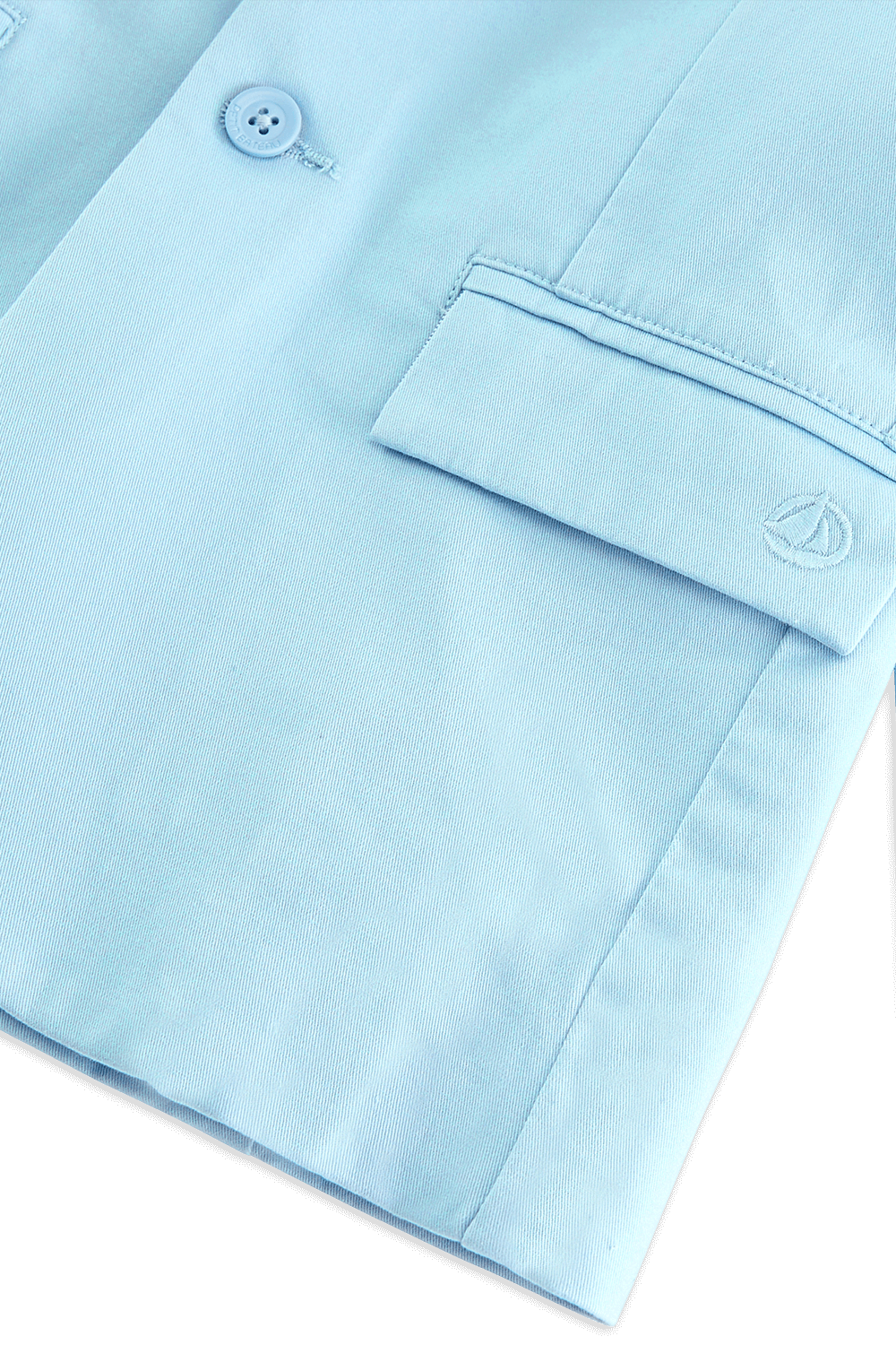 תמונת פנים של ז'קט מחויט בגוון כחול - גילאי 6-12