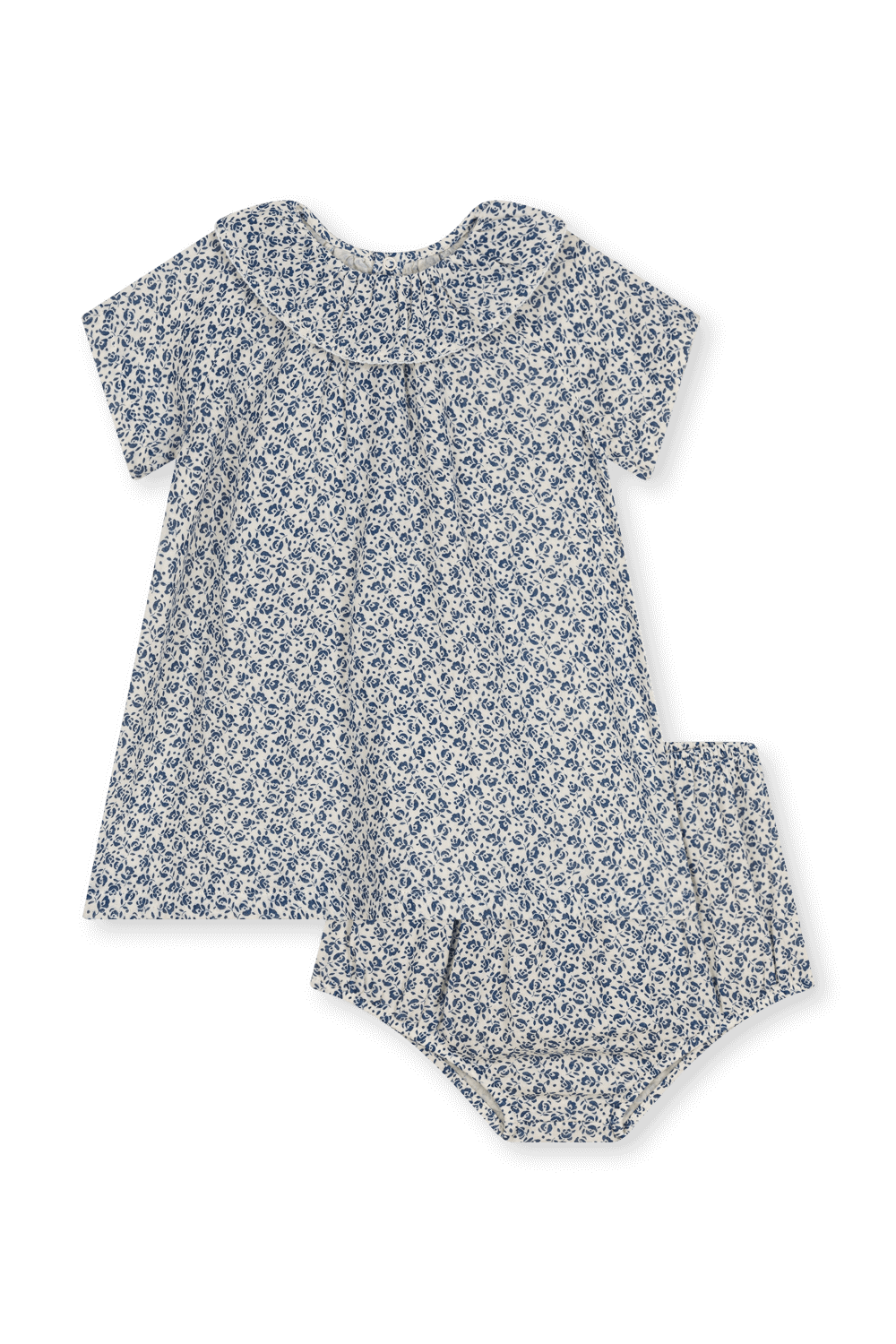 תמונה קידמית של שמלה עם כיסוי תחתון לחיתול - גילאי 18-36 חודשים