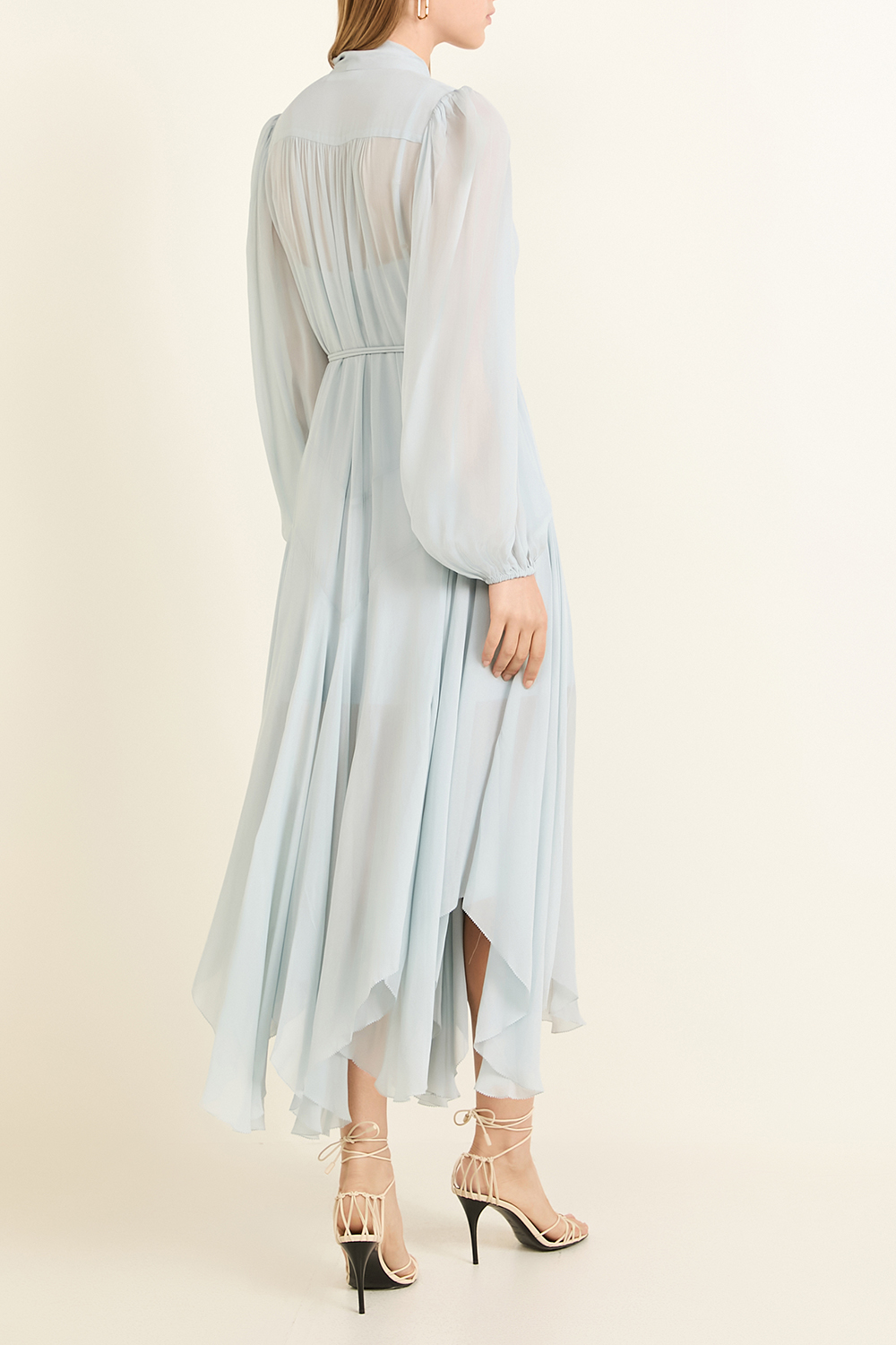 תמונת דוגמן אחורית של שמלת מידי עדן