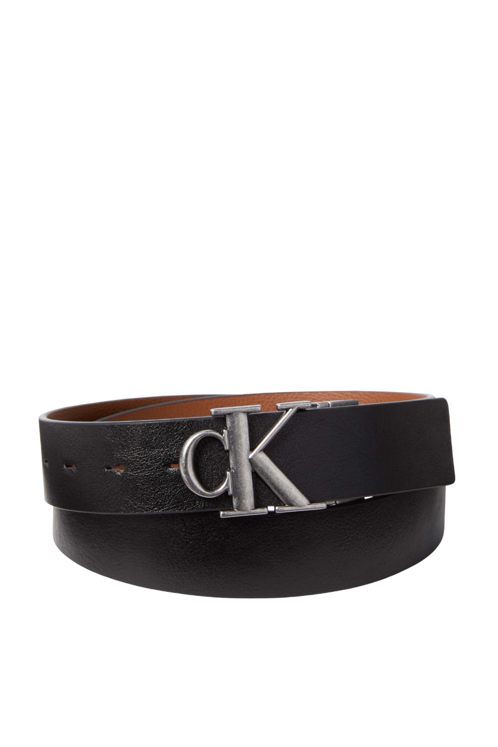 תמונה קידמית של חגורת עור