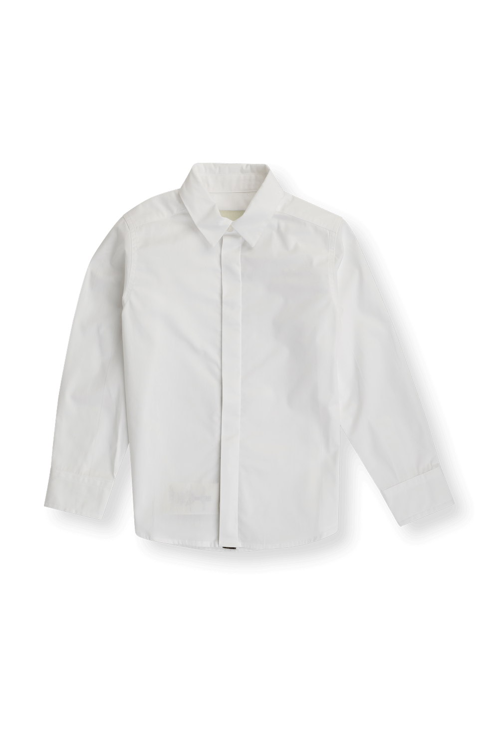 גילאי 3-7 חולצת כפתורים קלאסית עם דיטייל לוגו בדש FENDI KIDS