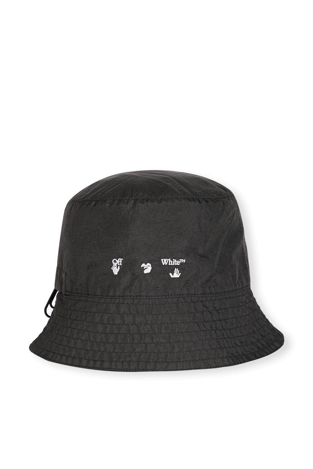 Bucket Hat in Black OFF WHITE