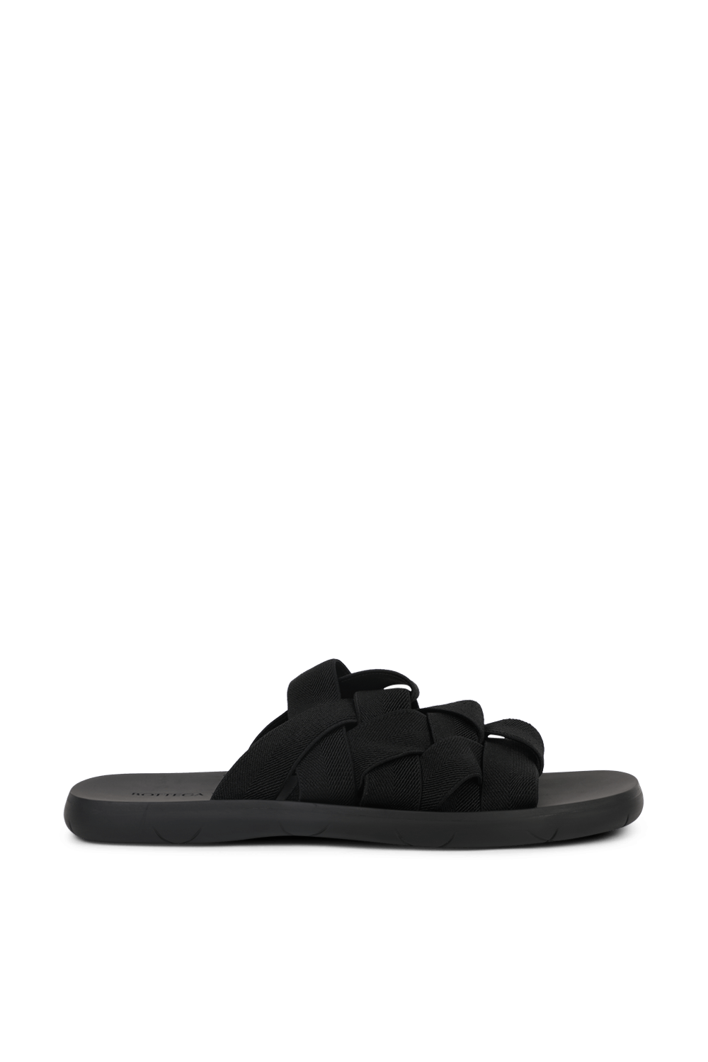 תמונה קידמית של סנדלים אלסטיים באריגת אינטרצ'יאטו