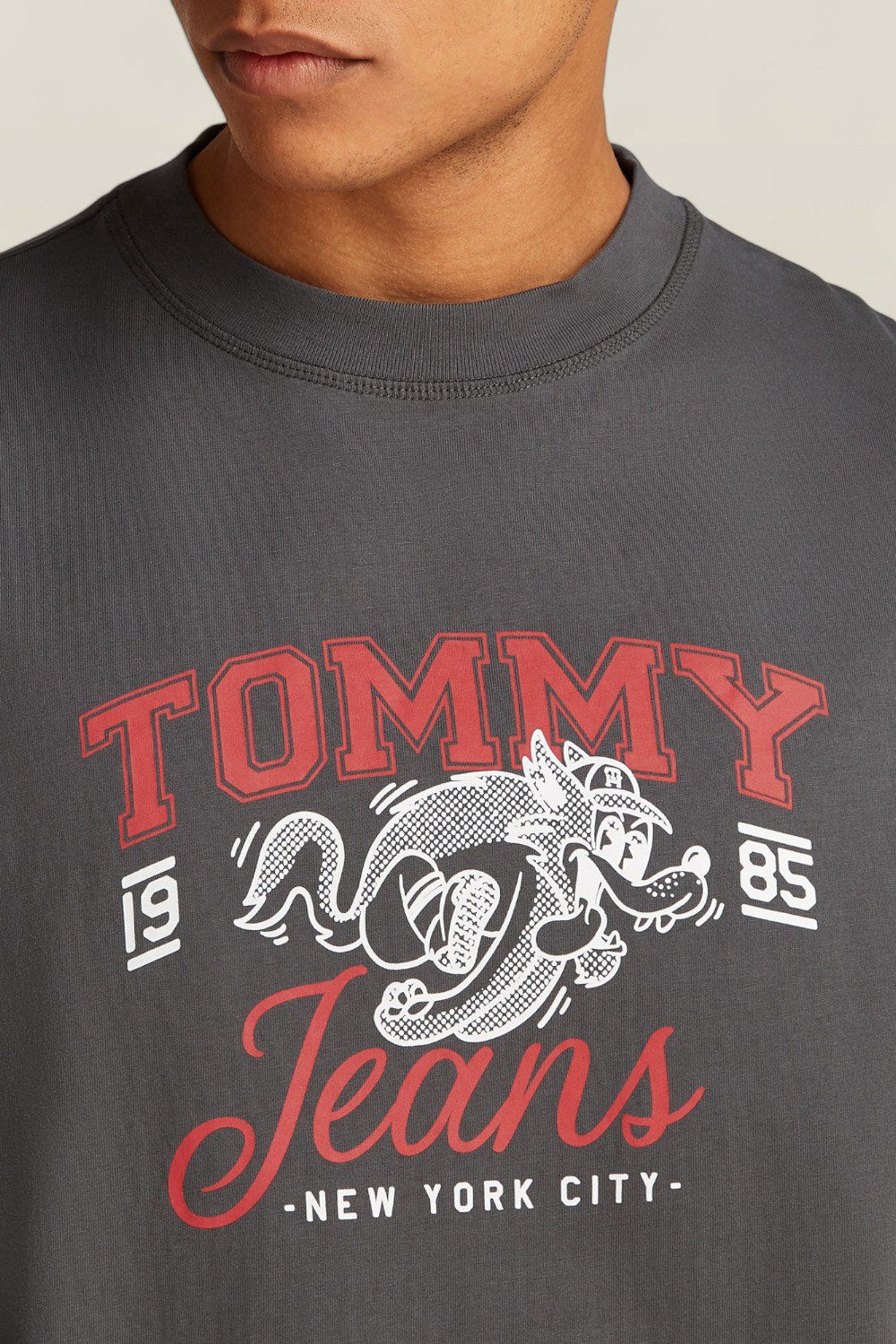 תמונת תקריב דוגמן של חולצת טי