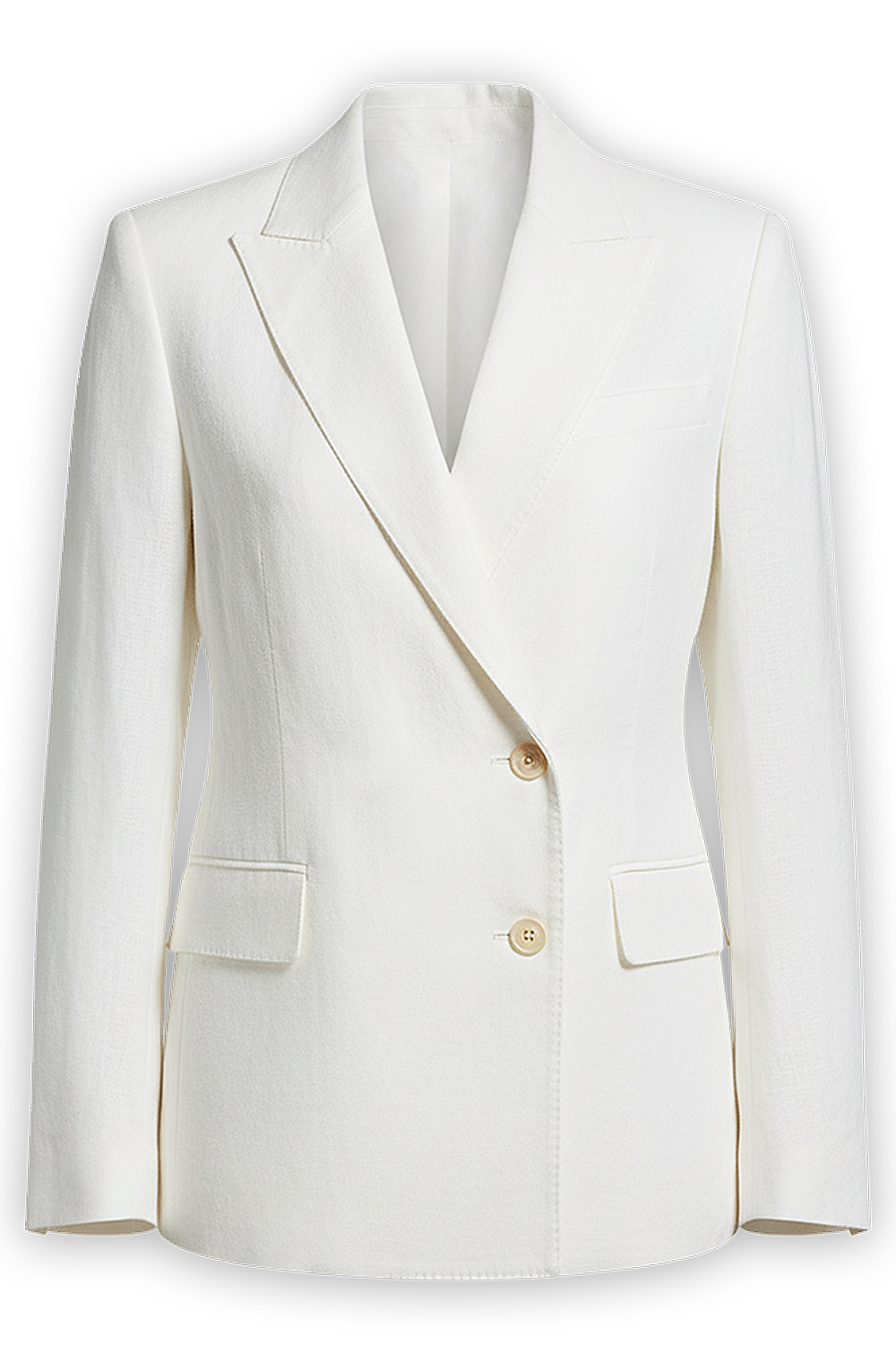 תמונת דוגמן קידמית של בלייזר פשתן