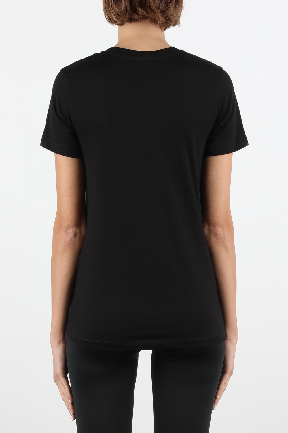 חולצת טי עם הדפס בגוון שחור DIESEL