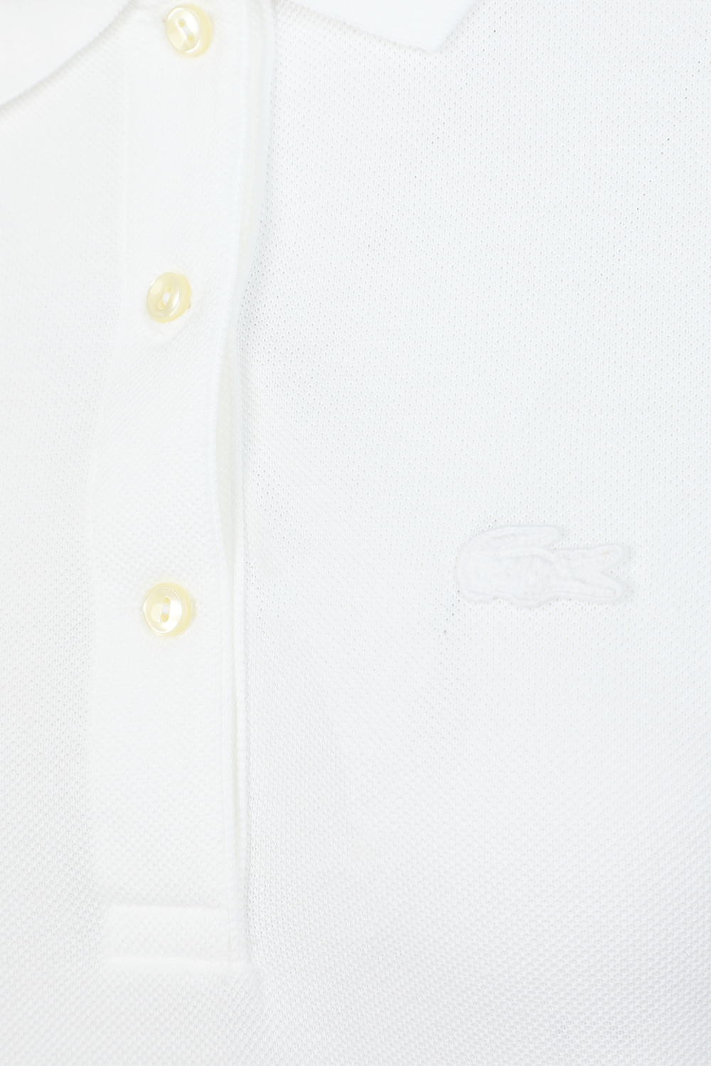 תמונה אחורית של חולצת פולו קצרה מכותנה