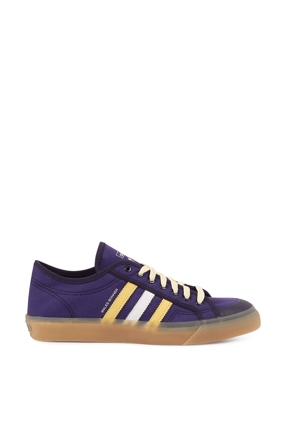 תמונה קידמית של Wales Bonner Nizza Lo Shoes in Purple