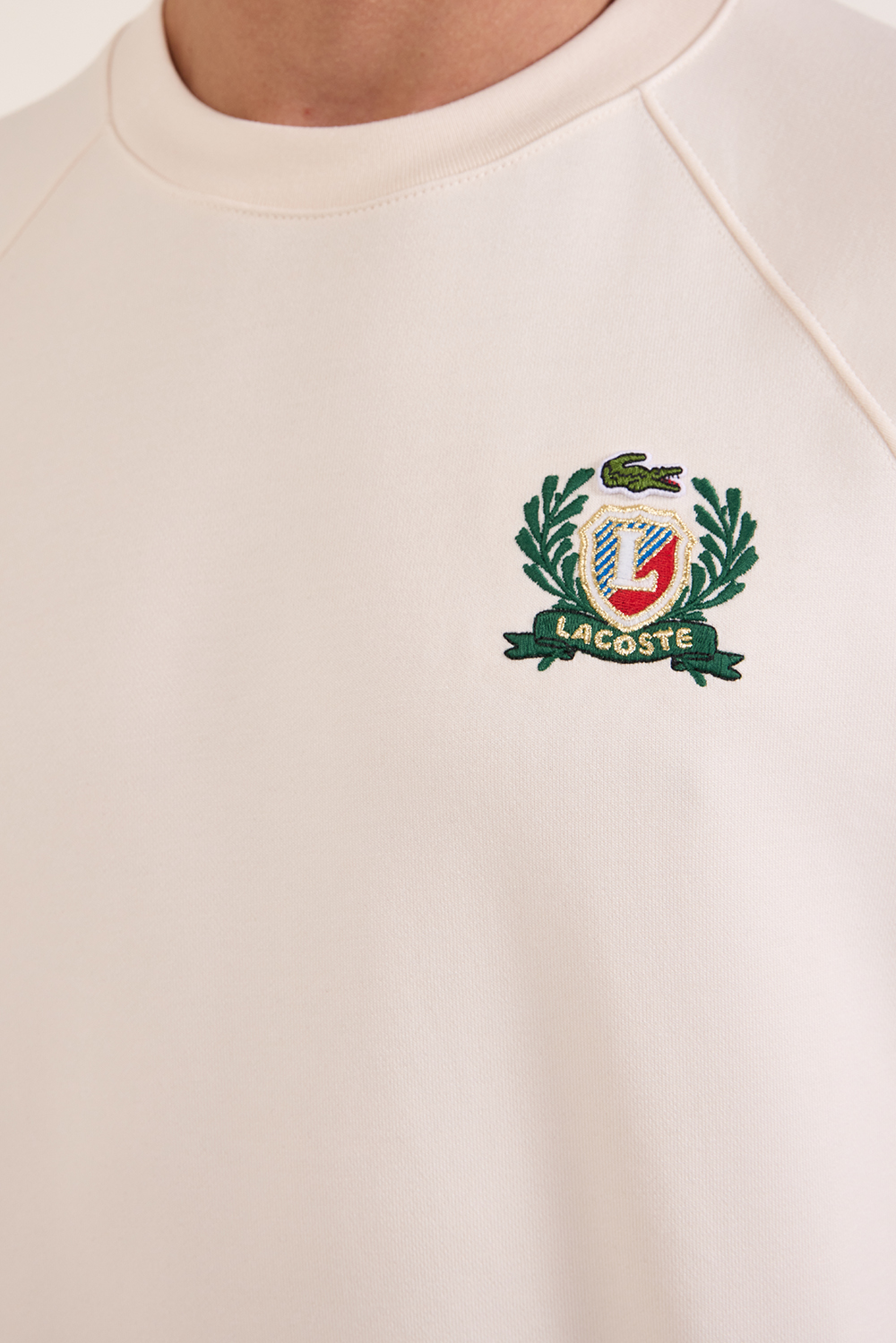 תמונת תקריב דוגמן של סווטשירט