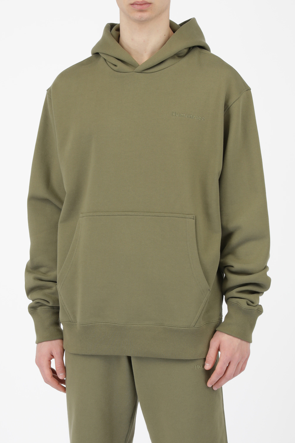 basic green hoodie