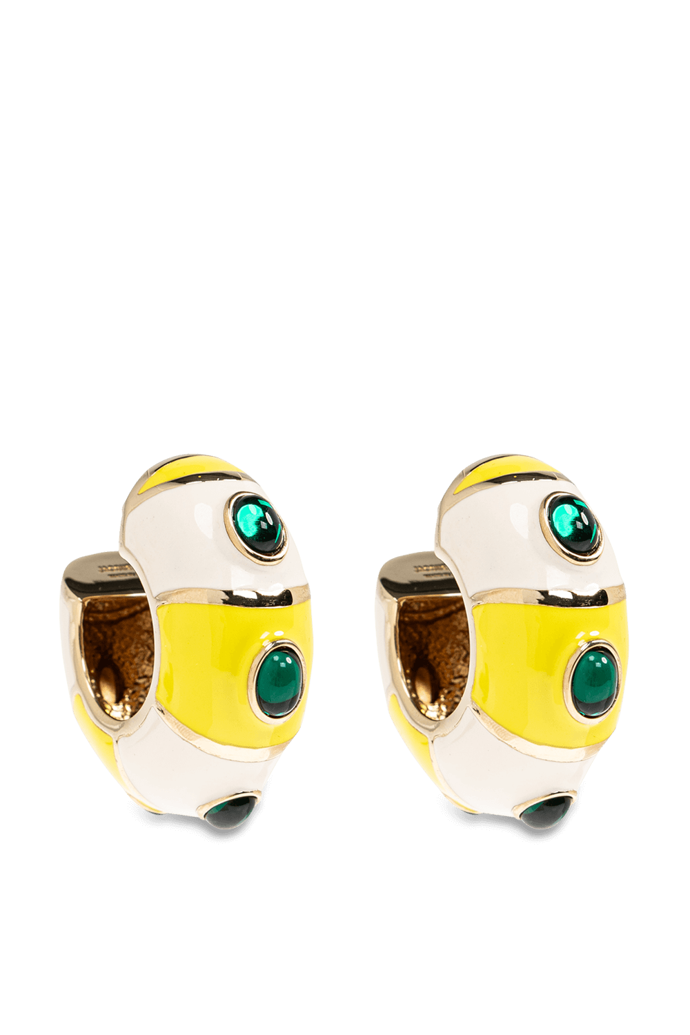 תמונה קידמית של עגילי אמאייל