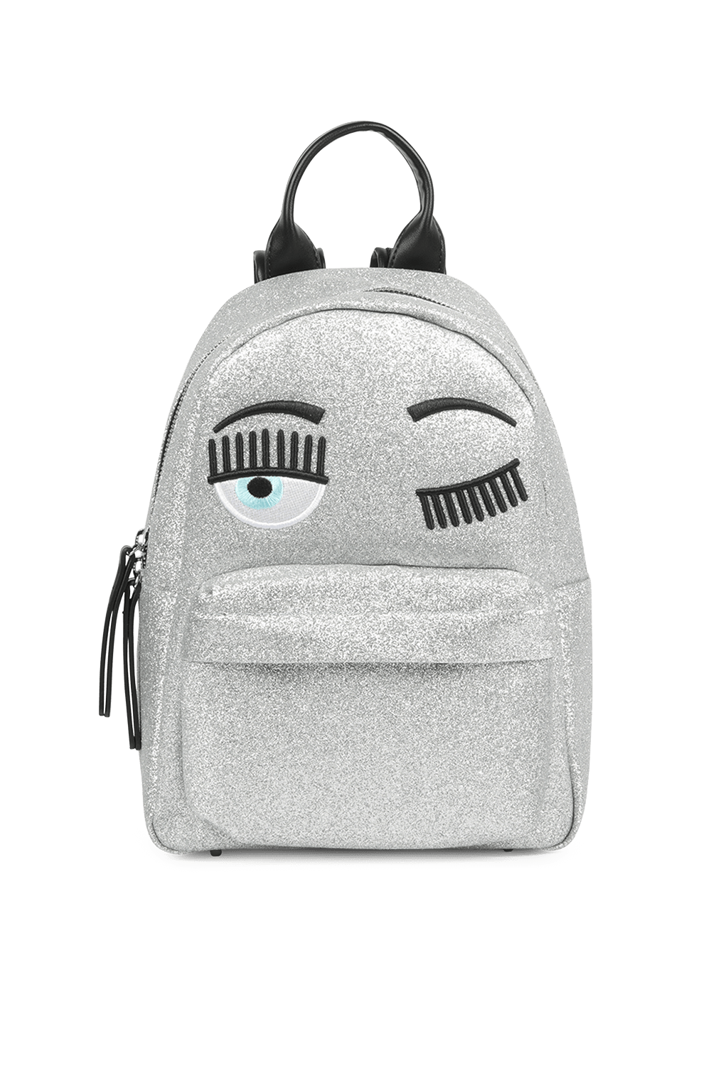 silver glitter backpack
