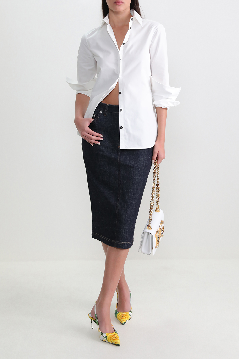 תמונת דוגמן קידמית של נעלי עקב 7 סמ