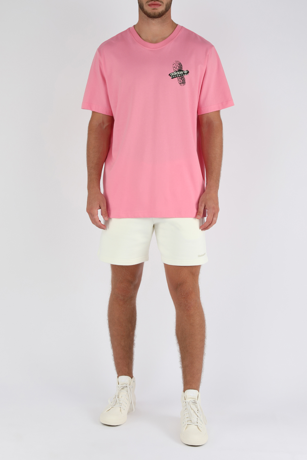 תמונת דוגמן קידמית של אדידס X פרלי סניקרס ניזה גבוהות