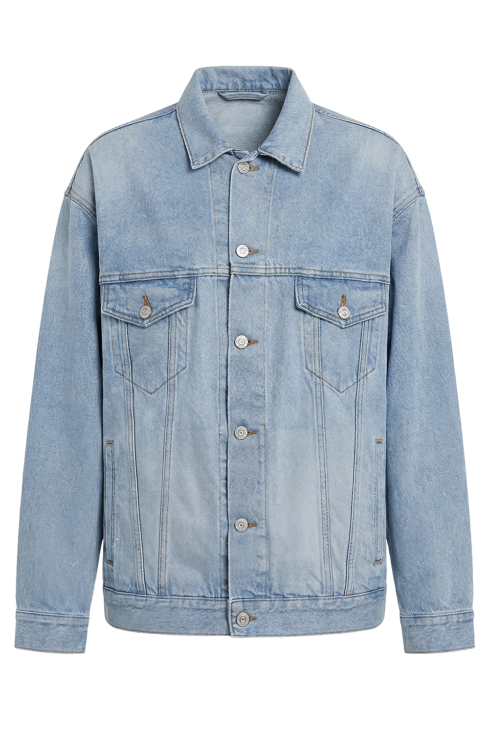 תמונה קידמית של ז'קט ג'ינס