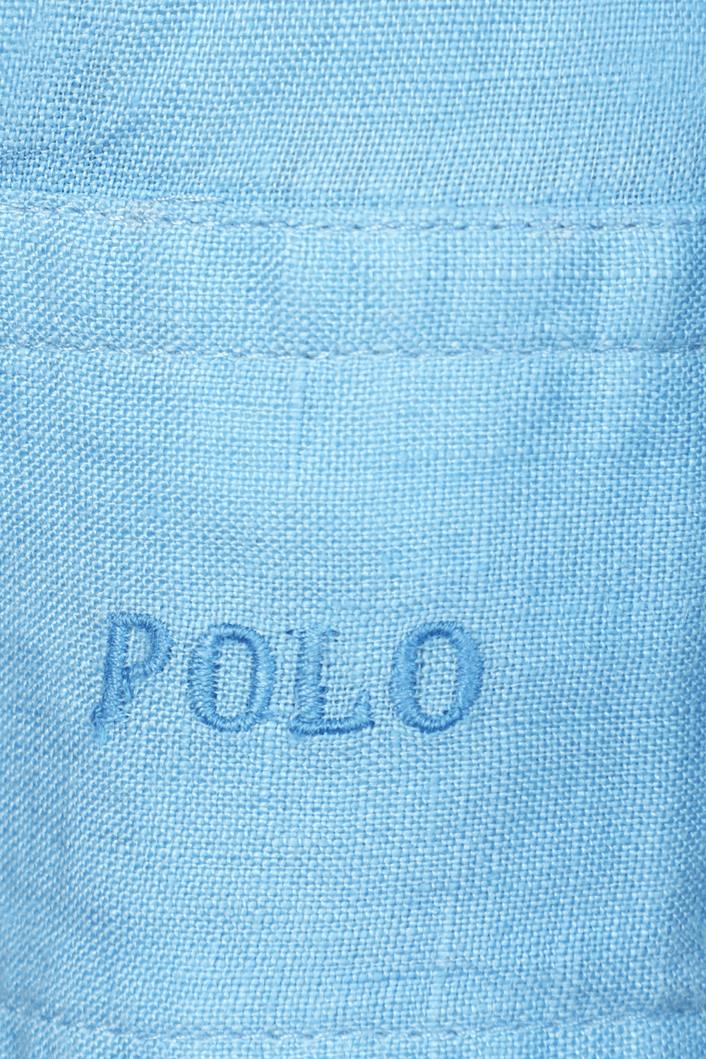 חולצה מכופתרת תכלת מפשתן POLO RALPH LAUREN