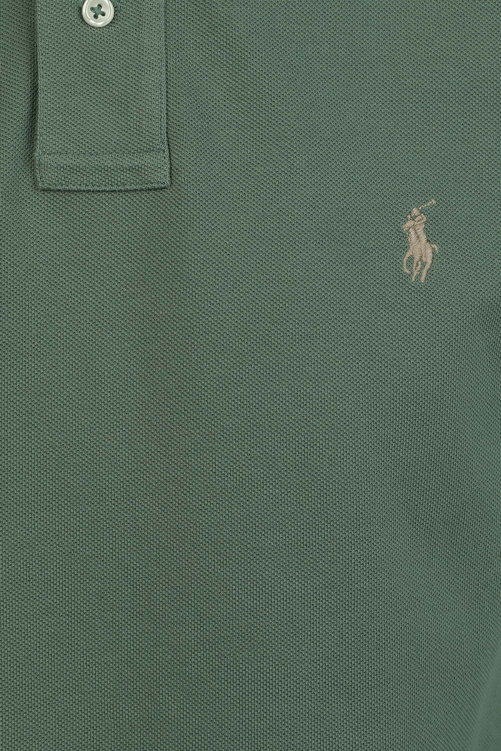 Short Sleeve Knit Polo Shirt in Green POLO RALPH LAUREN