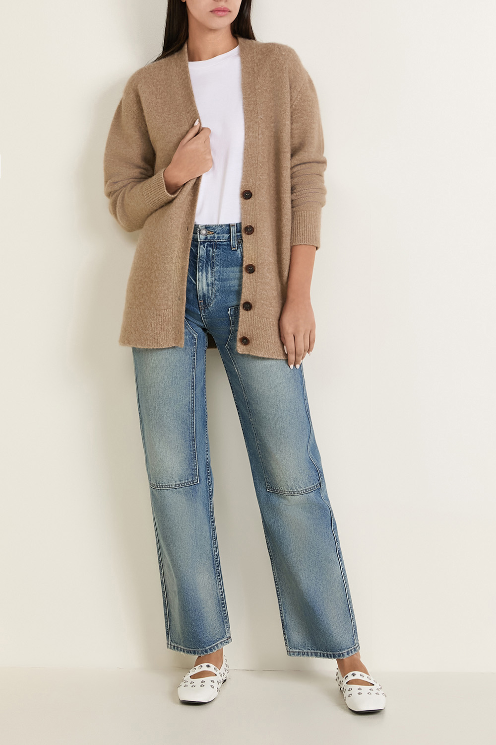 תמונת דוגמן קידמית של נעלי בלרינה