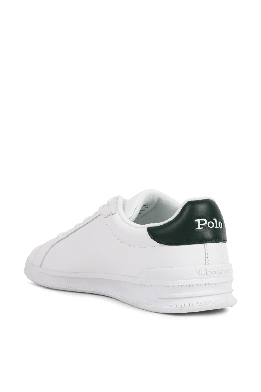 תמונה אחורית של נעלי סניקרס קלאסיות מעור