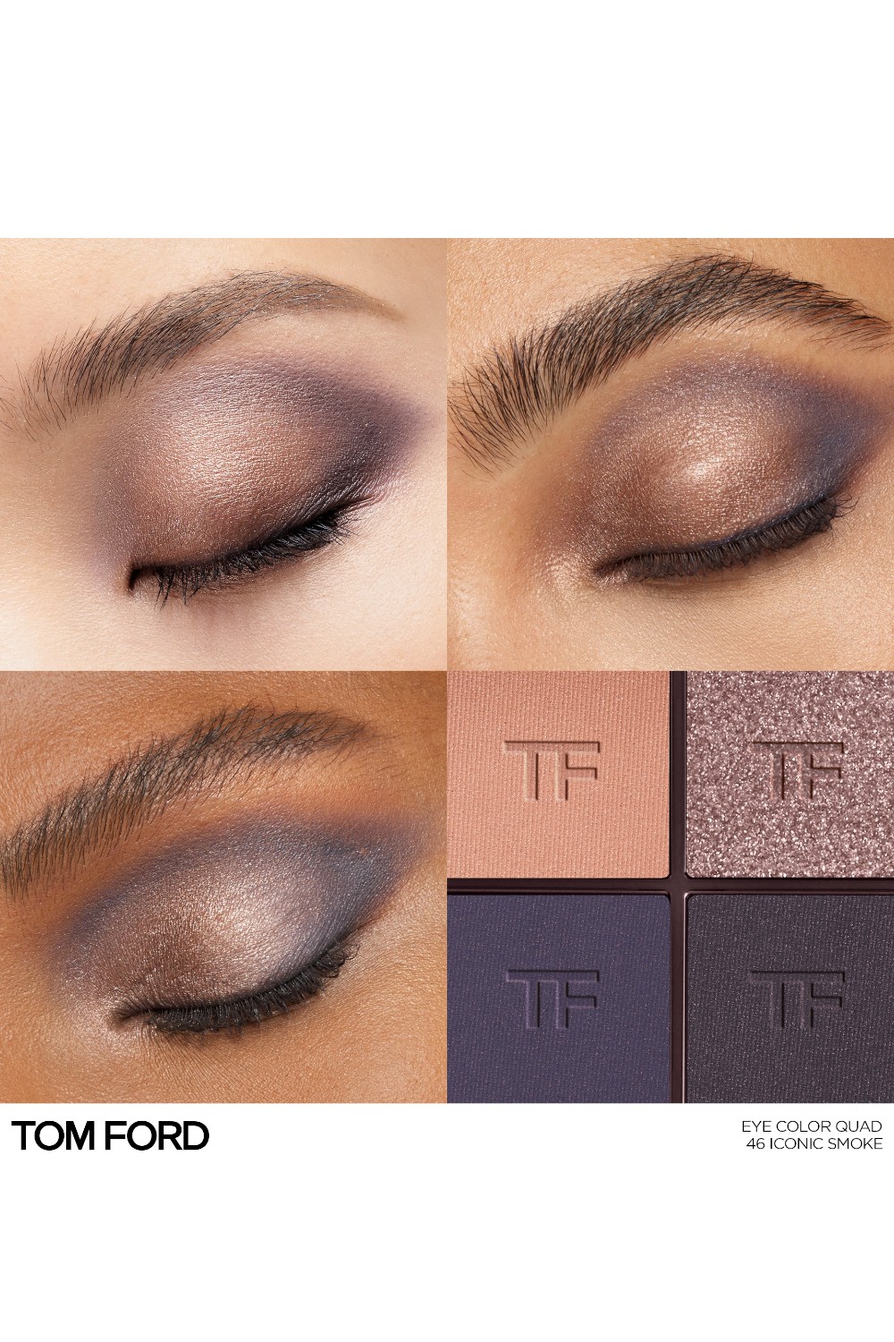 תמונה אחורית של EYE COLOR QUAD CREME 46 Iconic Smoke