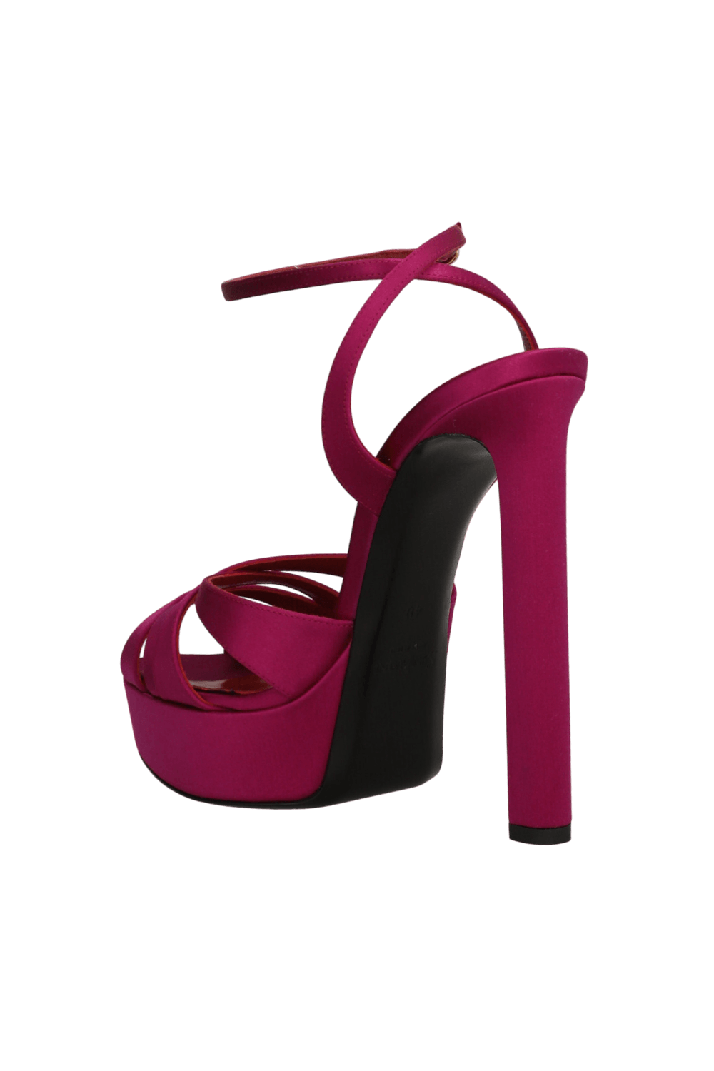 תמונה אחורית של סנדלי פלטפורמה