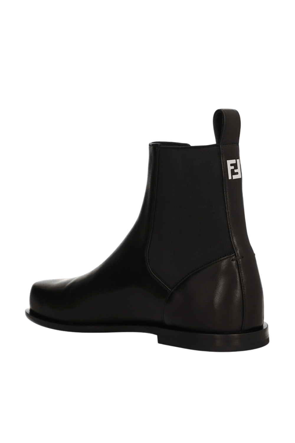 תמונה אחורית של מגפי עור