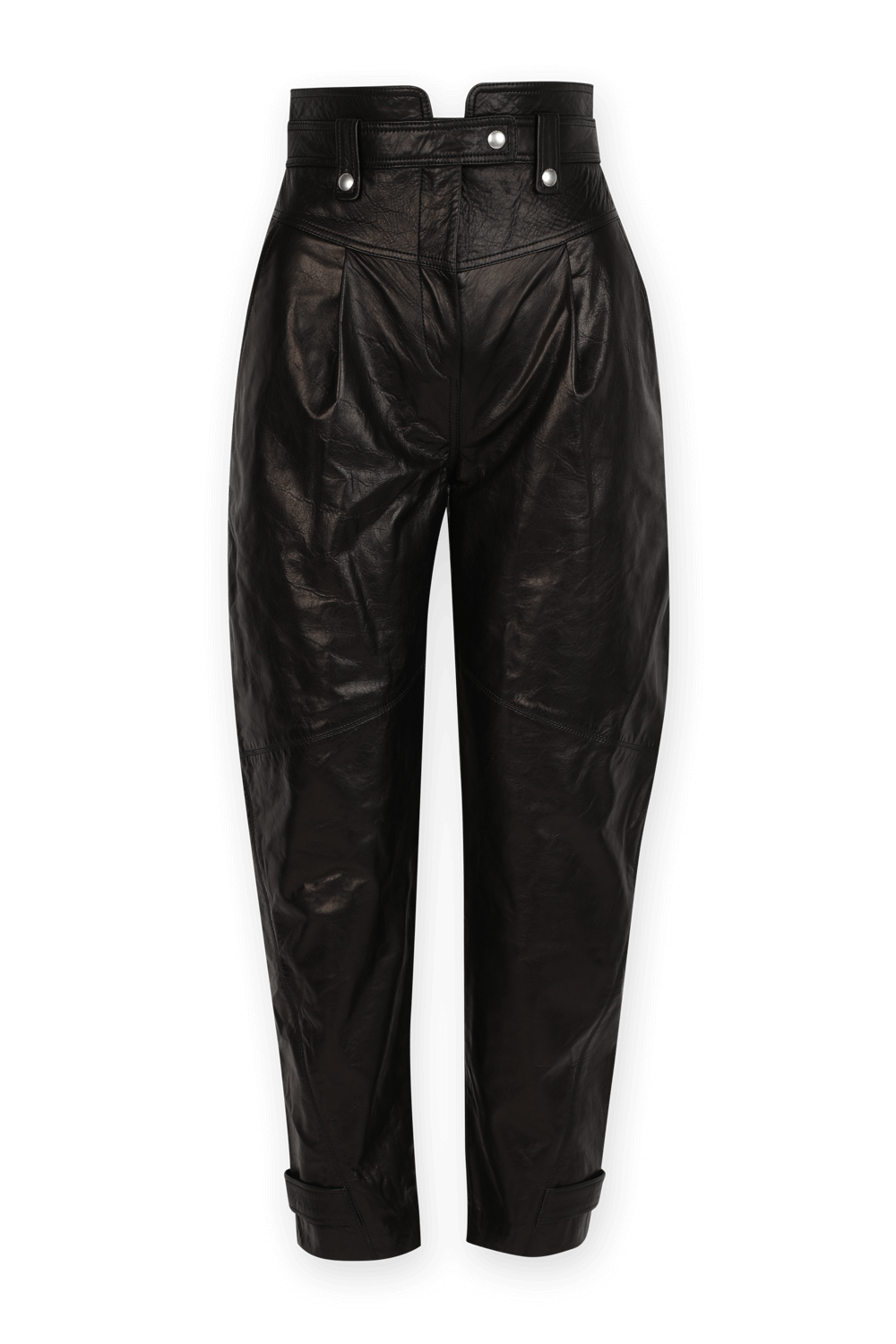 Atsu Leather Pants In Black image number null IRO