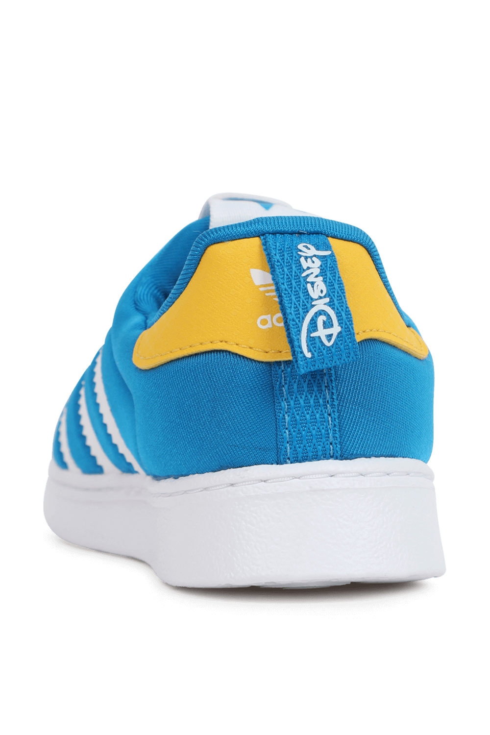 תמונה אחורית של מידות 5-9.5 סניקרס סופרסטאר - דונלד דאק