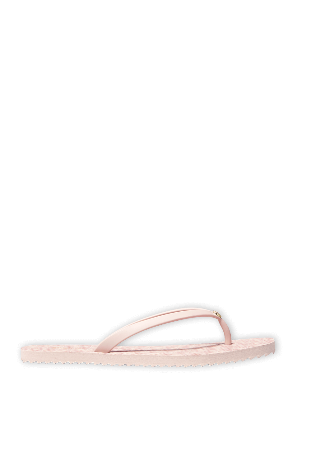 תמונה קידמית של נעלי אצבע ורודות עם לוגו