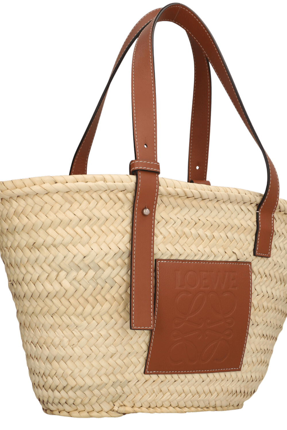 תמונת תקריב של תיק כתף באסקט מדיום