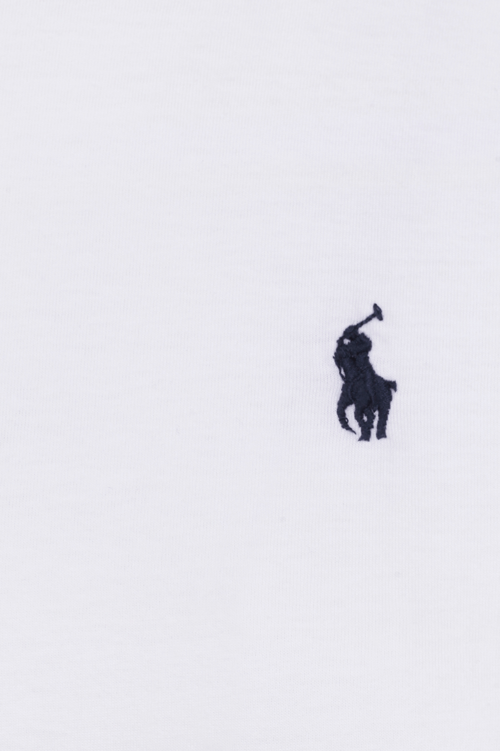 Cotton Crewneck Tee in White image number null POLO RALPH LAUREN
