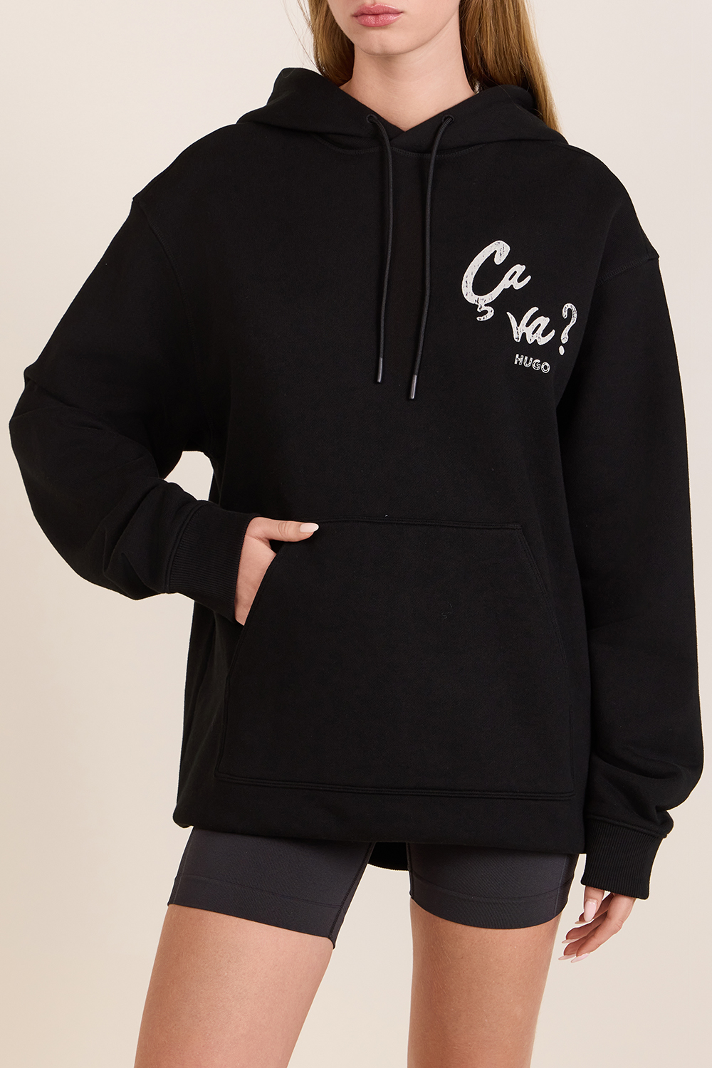 תמונת דוגמן קידמית של סווטשירט קפוצ'ון